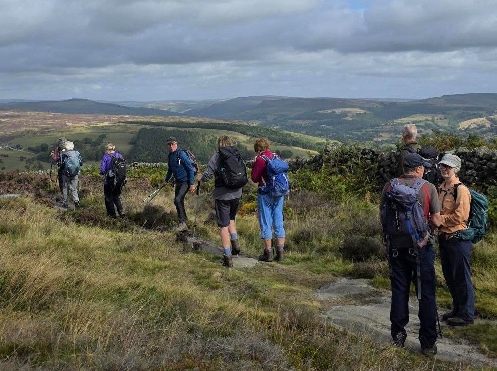 Abney Moor and ramblers